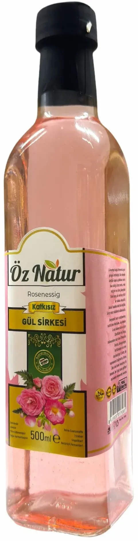 Öz Natur | Handgemachter Rosenessig 0,5 l