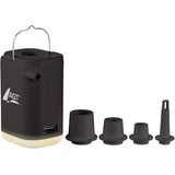 Mini-4in1-Akku-Luftpumpe, 4 Aufsätze, Powerbank-Funktion, 180l/Min