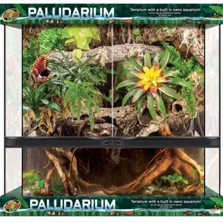 Zoo Med Paludarium Sumpfkasten aus Glas und Metall zur Schaffung natürlicher Umgebung für exotische Tiere, Amphibien, Reptilien, 91 x 91 x 46 cm