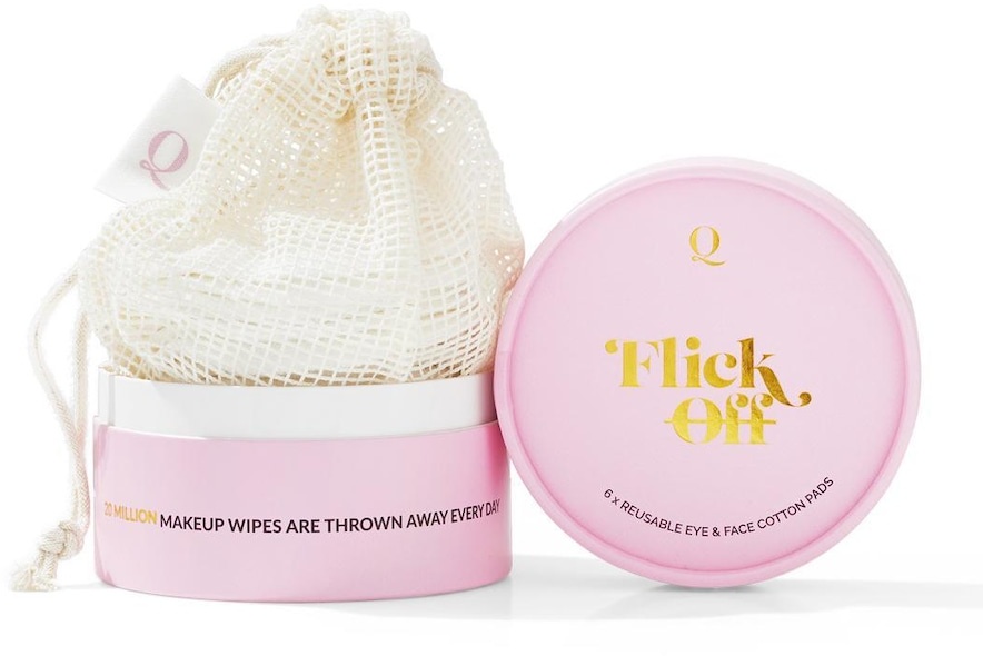 The Quick Flick Flick Off Reusable Eye and Face Cotton Pads Make-up Entferner 28 g