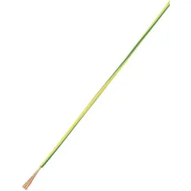TRU Components 1566838 Litze LiY 1 x 0.75mm2 Grün, Gelb 10m
