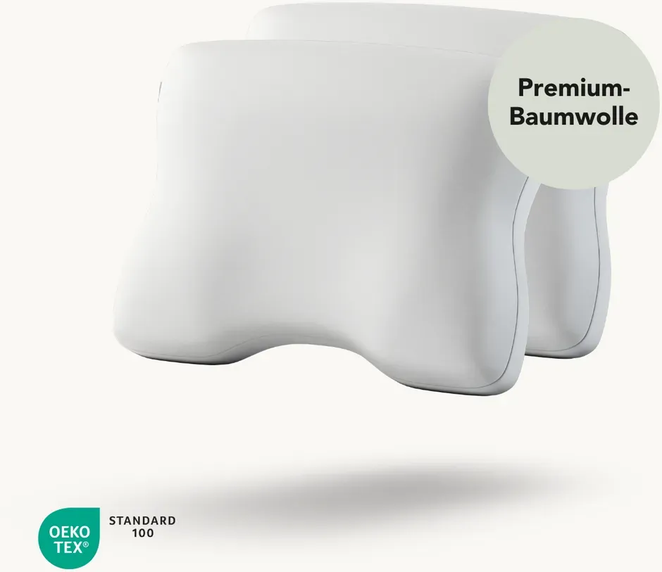 2er-Pack: Baumwoll-Kissenbezug