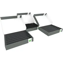 VARIA Group Lagerbox FSLB055 3-tlg. grau/grün