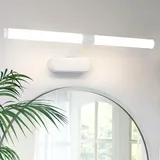 GBLY Spiegellampe Led Bad Spiegelleuchte Badezimmer Lampe Neutralweiße Lichtfarbe 4000K Chrom 00015