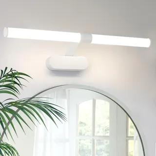 GBLY Chao Zan Wandleuchte Spiegel Wasserdicht IP44 Weiß Badlampe Spiegelschrank Beleuchtung 8W 4000K Chrom 00015