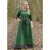 Battle Merchant Kostüm Mittelalterkleid Gesine aus Canvas, grün, Gr. XL