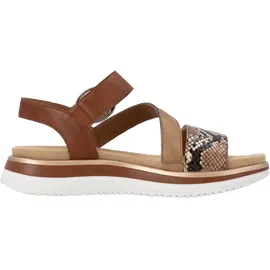 remonte Plateau-Sandaletten Damen Braun 42
