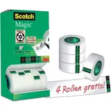 Scotch MagicTM Tape Klebefilm matt 19,0 mm x 33,0 m 12 Rollen + GRATIS 2 Rollen