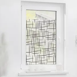 Lichtblick Fensterfolie schwarz weiß), B/L: ca. 50x50 cm