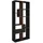 SKRAUT HOME Bücherregal 67 x 31 x 162 cm Schwarz/Eiche