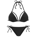 VIVANCE Triangel-Bikini, Damen schwarz, Gr.40 Cup A/B,