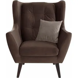 Andas Ohrensessel »Hemmink, Sessel, Loungesessel« mit Knopfheftung