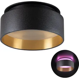 SSC-LUXon Sudara Design Deckenspot mit indirektem Licht inkl. WLAN Smart RGB CCT LED - Strahler kompatibel mit Alexa, Siri & Google