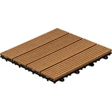 Home Deluxe WPC Bavaro teak 30 x 30 x 2,2 cm 6 St.