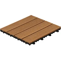 Home Deluxe WPC Bavaro teak 30 x 30 x 2,2 cm 6 St.