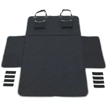[en.casa] Autoschondecke Wolverhampton 185 x 171 cm Kofferraumschutz Schwarz