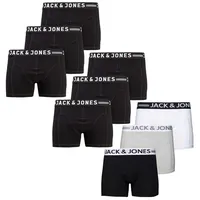 Jack & Jones Herren Boxershort SENSE Schwarz Waistband  & Grau XL