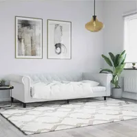 VidaXL Tagesbett Weiß 90x200 cm Kunstleder