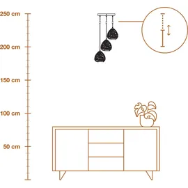 Osram Decor Paper Drop 3-flg. 36,7 cm rund beige