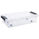 PLAST TEAM Vertriebs GmbH Aufbewahrungsbox Unterbettbox 31 l 1-tlg. transparent