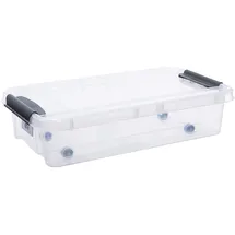 PLAST TEAM Vertriebs GmbH Aufbewahrungsbox Unterbettbox 31 l 1-tlg. transparent