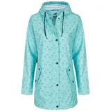 Michael Heinen Regenjacke Damen Friesennerz "Schirm" wasserdicht, winddicht Kapuze, Taschen blau 36