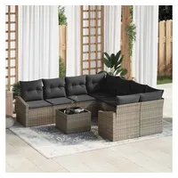 vidaXL Loungesofa grau