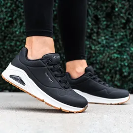 SKECHERS Uno - Stand On Air Schwarz / Weiß 35