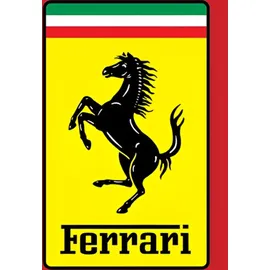 Ferrari gedrucktes Logo MagSafe faltbares 2-in-1-15-W-Induktionsladegerät - Schwarz