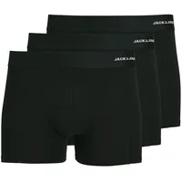JACK & JONES JACBASIC Bamboo Trunks schwarz/weiß XXL 3er Pack