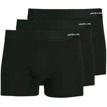JACK & JONES JACBASIC Bamboo Trunks schwarz/weiß XXL 3er Pack