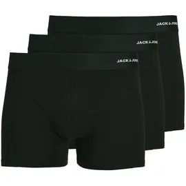 JACK & JONES JACBASIC Bamboo Trunks schwarz/weiß XXL 3er Pack