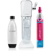 Sodastream Art white + Kunststoffflasche + CO2-Zylinder