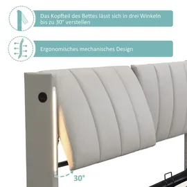 lanki international gmbh Odikalo 140 x 190 cm Grau