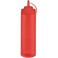 APS Quetschflasche, 760 ml rot 6er Set Küchengadgets,