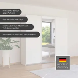 Rauch »Kleiderschrank Schrank Garderobe TOPSELLER OTELI inkl. Inneneinteilung« Breiten 203/271/315/360 cm Höhen 210/229 cm, mit 3 Innenschubladen sowie zusätzlichen Einlegeböden MADE IN GERMANY, grau