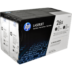 2 HP Toner CF226XD 26X Doppelpack schwarz