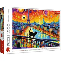 Trefl 10795 Puzzle1000 Teile –Katze in Paris