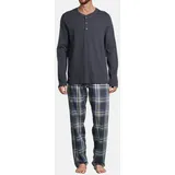 SCHIESSER Pyjama Night & Home Dunkelblau XL