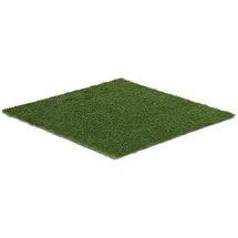 Hillvert Kunstrasen 100 x 100 cm Höhe: 30 mm Stichrate: 14/10 cm UV-beständig Rasenteppich Balkon Terrasse Kunstgras