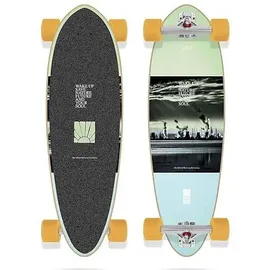 Long Island Jart Global Warning 32.75"x10" Mini Pin Long Island Complete Skateboard, Erwachsene Unisex, Mehrfarbig (Mehrfarbig), Einheitsgröße