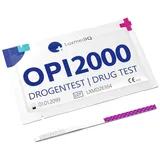 LuxmedIQ Drogenschnelltest für Opiate - Urin Drogentest Morphin Heroin Cutoff 2.000 ng/mL 10 St