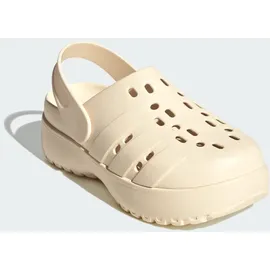 adidas Adilette Plateau-Clog weiß 38