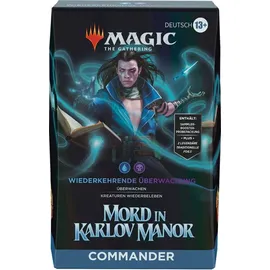 Wizards of the Coast MTG Murders at Karlov Manor Commander-Deck Versteckte Drohung DE