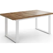 WFL GROUP Loft 160 x 75 x 90 cm Eiche Wotan
