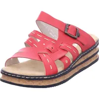 Rieker FSK Damen Sandalen für Damen, rot, 42 EU