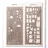 Koh-I-Noor Zeichenschablonen-Set Elektro transparent