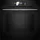 Bosch Backofen mit Mikrowelle Serie 8, HMG778NB1 Einbau-Backofen Integrierbarer 60 x 60cm, Mikrowellenfunktion, digitaler Bedienring, TFT-Touchdisplay Pro, Heißluft sanft, Boost-Funktion, Schwarz