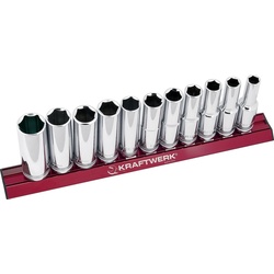 Kraftwerk, Steckschlüssel + Stecknuss, Stecknusssatz lang Magalu (1/2″, 1/2″)