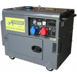 Varan Motors - 92623-ATS Diesel Stromerzeuger schallgedämpft Stromaggregat 5kVA 400V & 230V + Elektrostarter ats